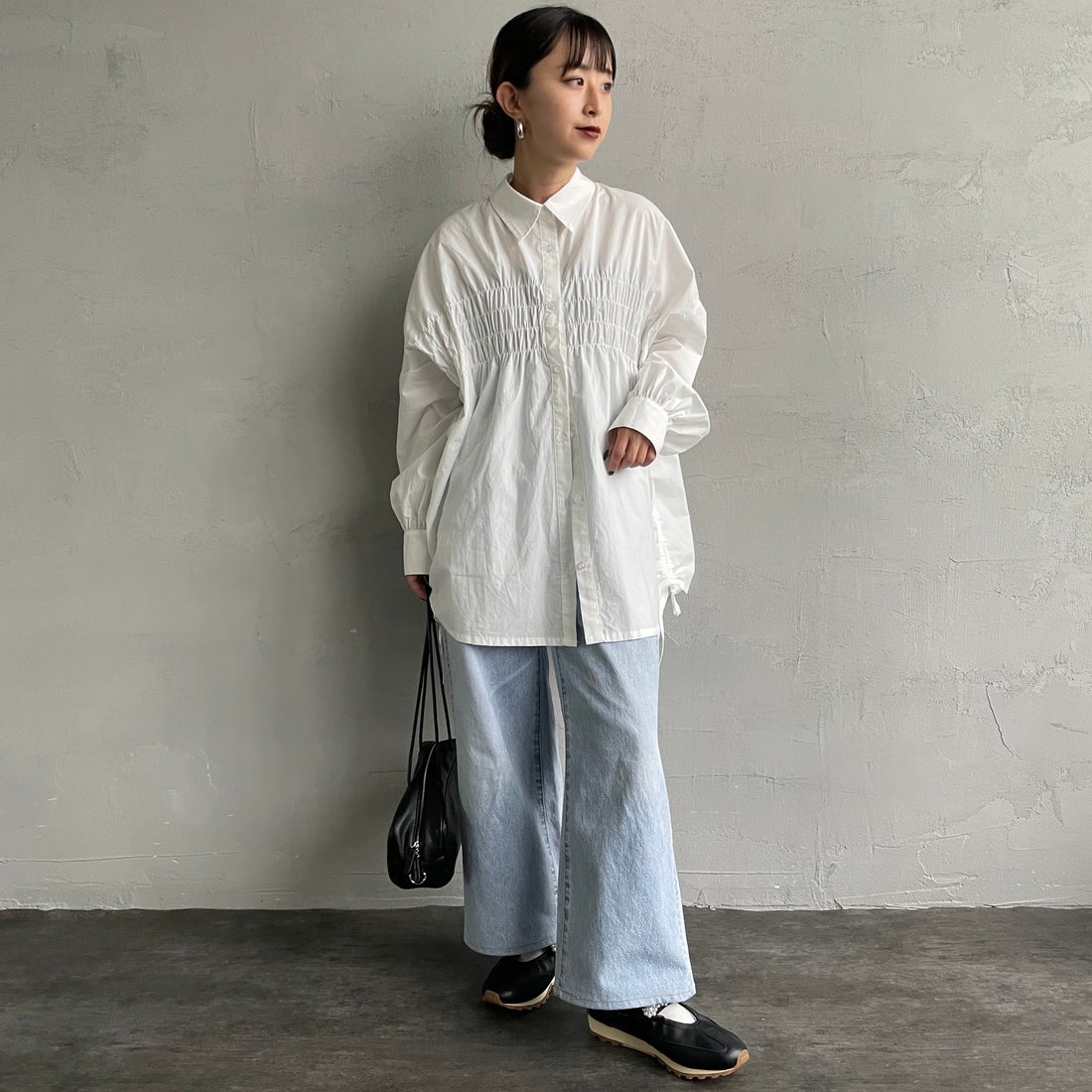 FOOT INDUSTRY [フットインダストリー] パールメリージェーンシューズ [AWC010] 001 ANTHRA