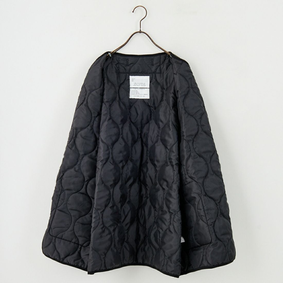 MILITARY [ミリタリー] 別注 M-65 キルティングライナージャケット [T-25789001-JF] BLACK