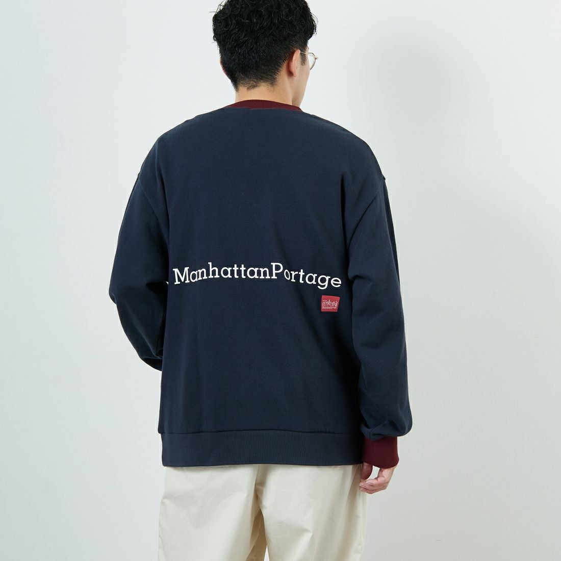 NAVY&&モデル身長：168cm 着用サイズ：L&&