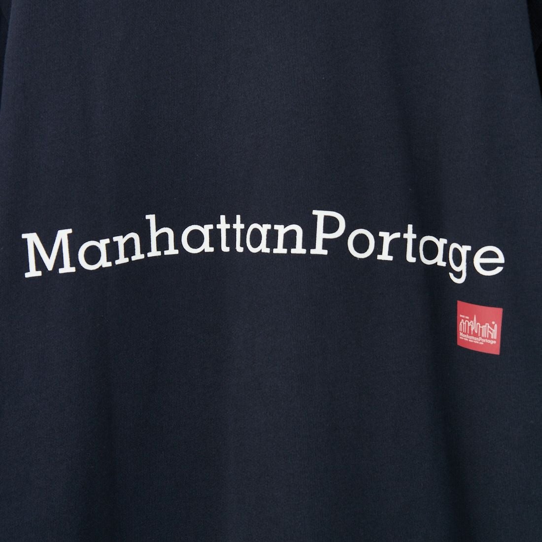 MANHATTAN PORTAGE [マンハッタンポーテージ] 別注 ポケット刺繍 リンガークルーネックスウェット [25FWMP-IN70-JF] NAVY
