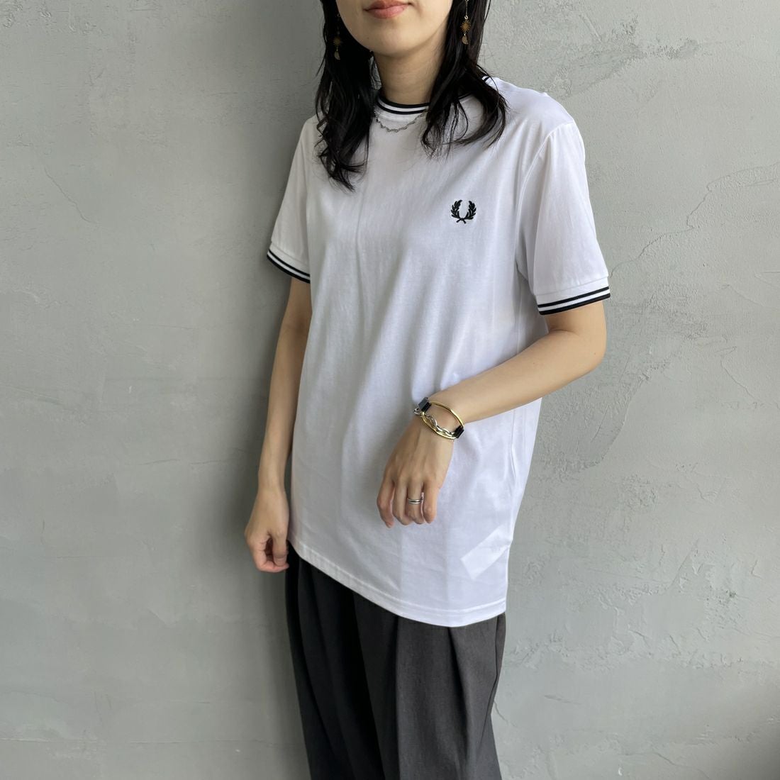 FRED PERRY [フレッドペリー] ツインティップTシャツ [M1588
