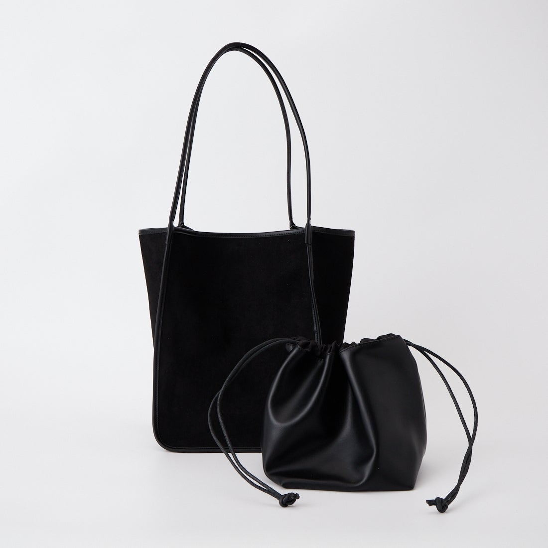 iommi [イオミ] パイピングトートバッグ [ZH-51008] BLACK