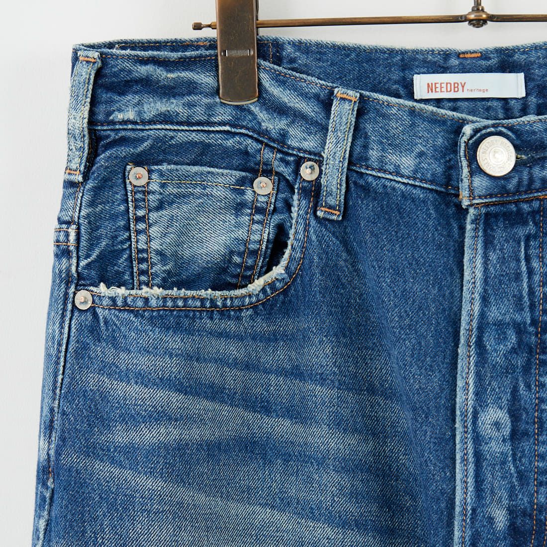 NEEDBY heritage [ニードバイヘリテージ] NO.10 ワイドテーパードデニム [N1VWV083705Y] 5Y