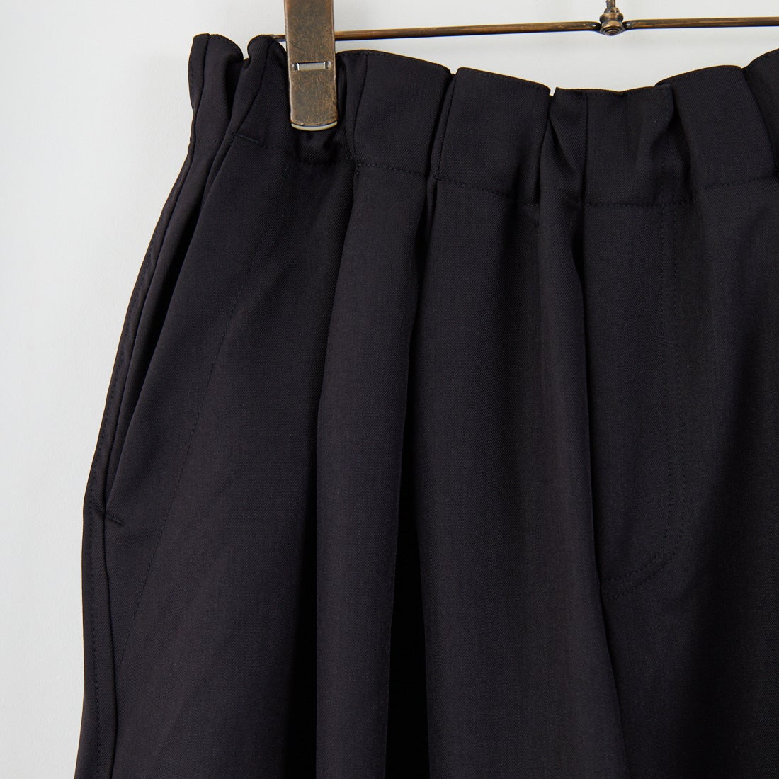 mizuiro ind [ミズイロインド] ワイドカーゴパンツ [1-260016A] 99 BLACK