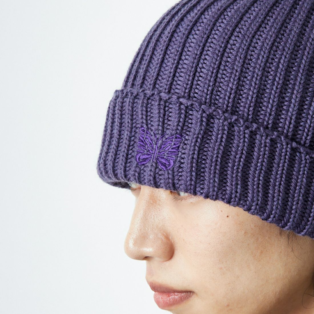 Needles [ニードルズ] メリノウールワッチキャップ [RW056] C PURPLE