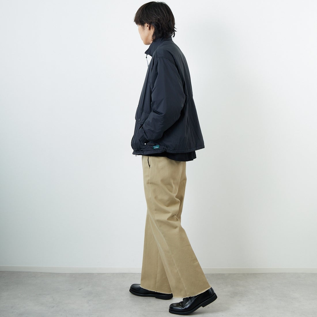 L.L.BEAN [エルエルビーン] Bean's ウィンディリッジ インサレーションジャケット [5575-2041] 48 NIGHT &&モデル身長：179cm 着用サイズ：L&&