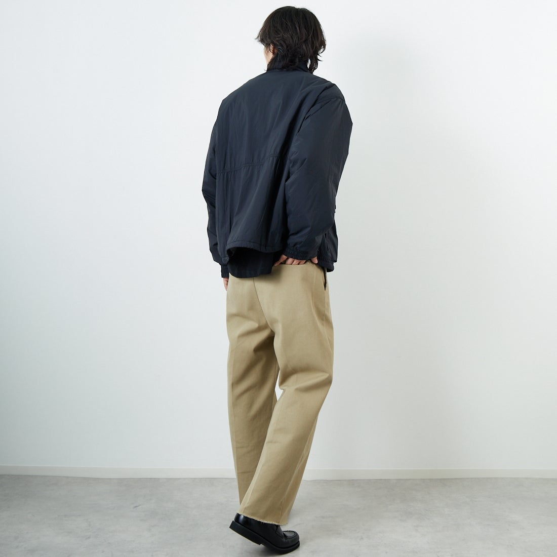 L.L.BEAN [エルエルビーン] Bean's ウィンディリッジ インサレーションジャケット [5575-2041] 48 NIGHT &&モデル身長：179cm 着用サイズ：L&&