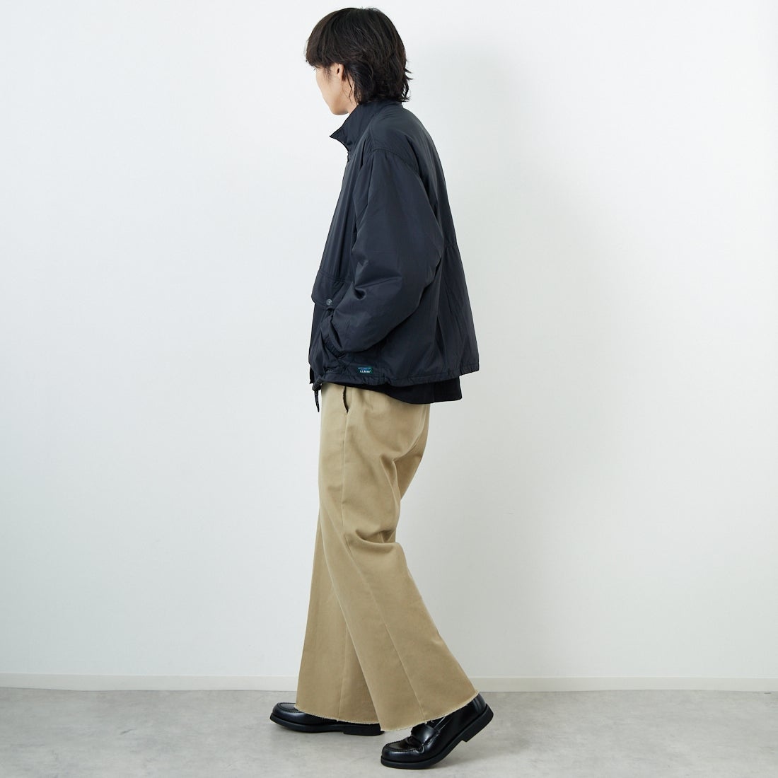 L.L.BEAN [エルエルビーン] Bean's ウィンディリッジ インサレーションジャケット [5575-2041] 48 NIGHT &&モデル身長：179cm 着用サイズ：L&&
