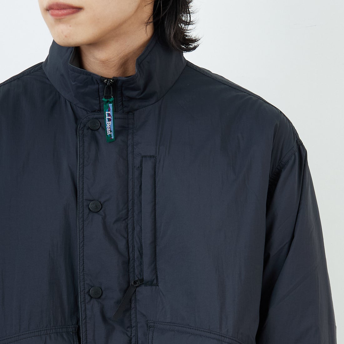 L.L.BEAN [エルエルビーン] Bean's ウィンディリッジ インサレーションジャケット [5575-2041] 48 NIGHT &&モデル身長：179cm 着用サイズ：L&&