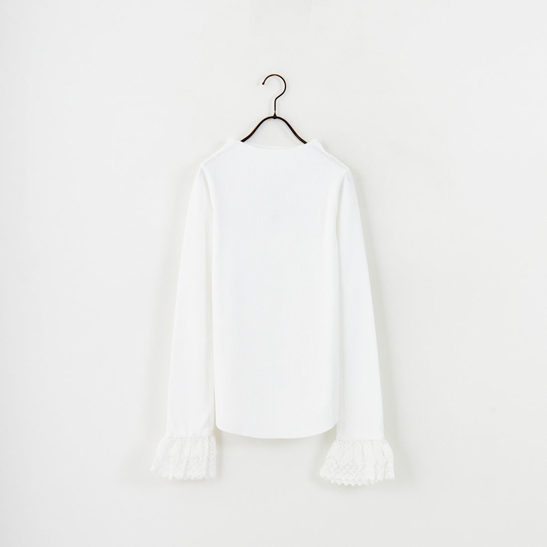 RhodolirioN [ロドリリオン] リブレースカフブルオーバーTシャツ [RV1096] A WHITE