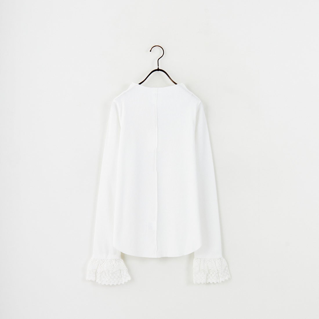 RhodolirioN [ロドリリオン] リブレースカフブルオーバーTシャツ [RV1096] A WHITE