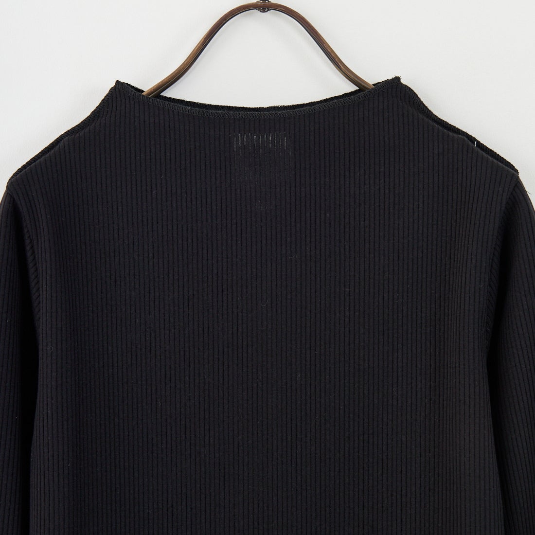 RhodolirioN [ロドリリオン] リブレースカフブルオーバーTシャツ [RV1096] C BLACK