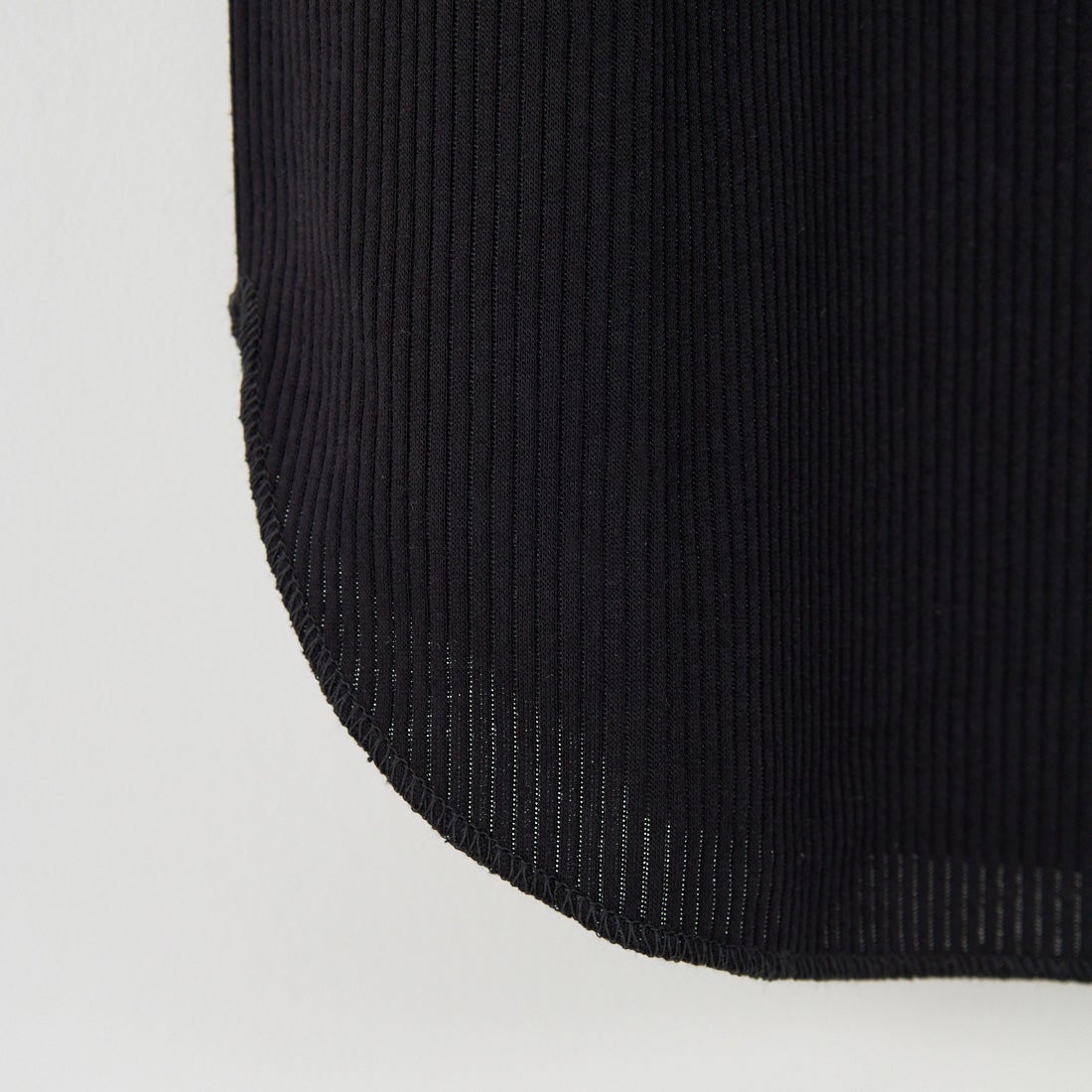 RhodolirioN [ロドリリオン] リブレースカフブルオーバーTシャツ [RV1096] C BLACK