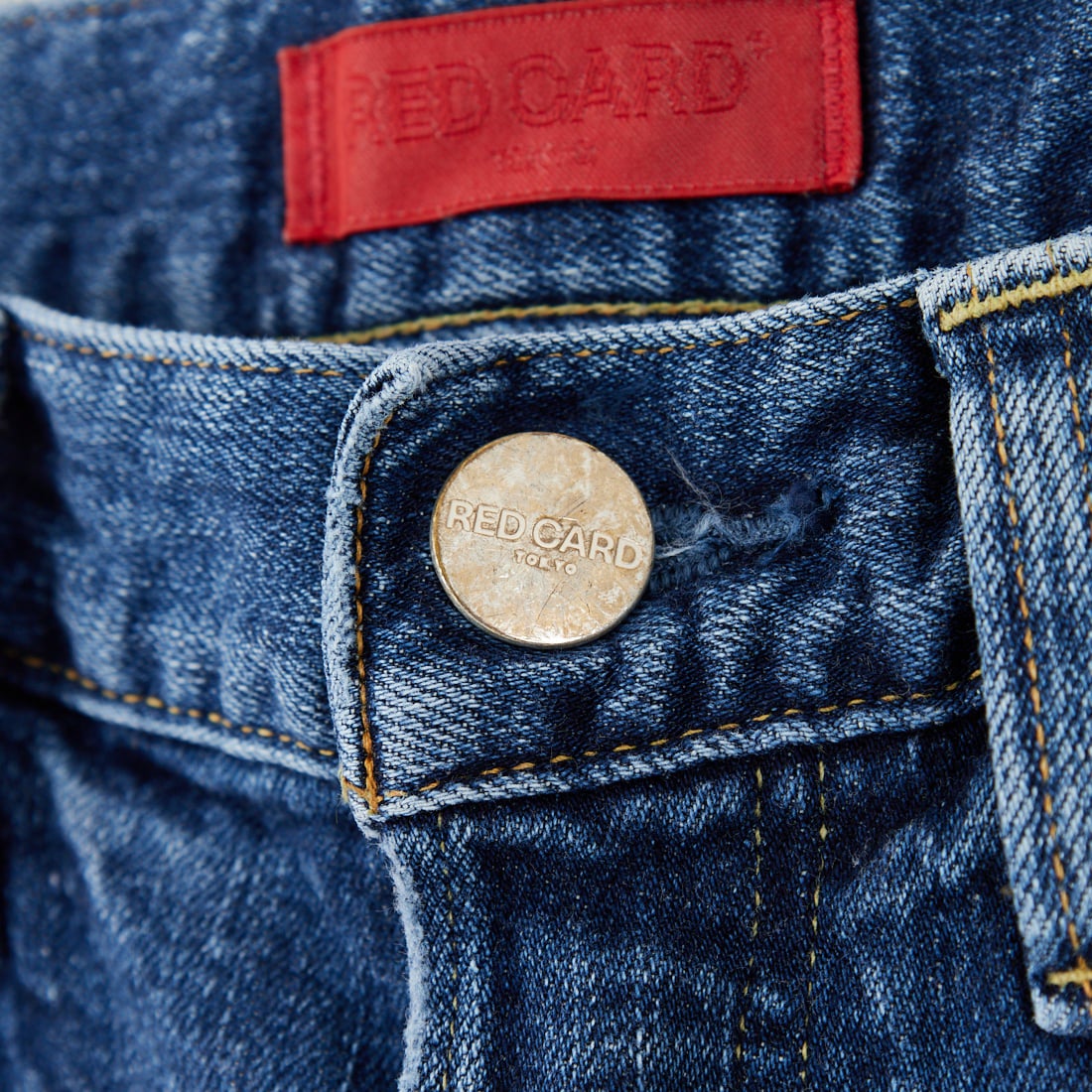 RED CARD TOKYO [レッドカード トーキョー] Rhythm+ スリムテーパードデニム [12M86801VMD] K-VINT MID