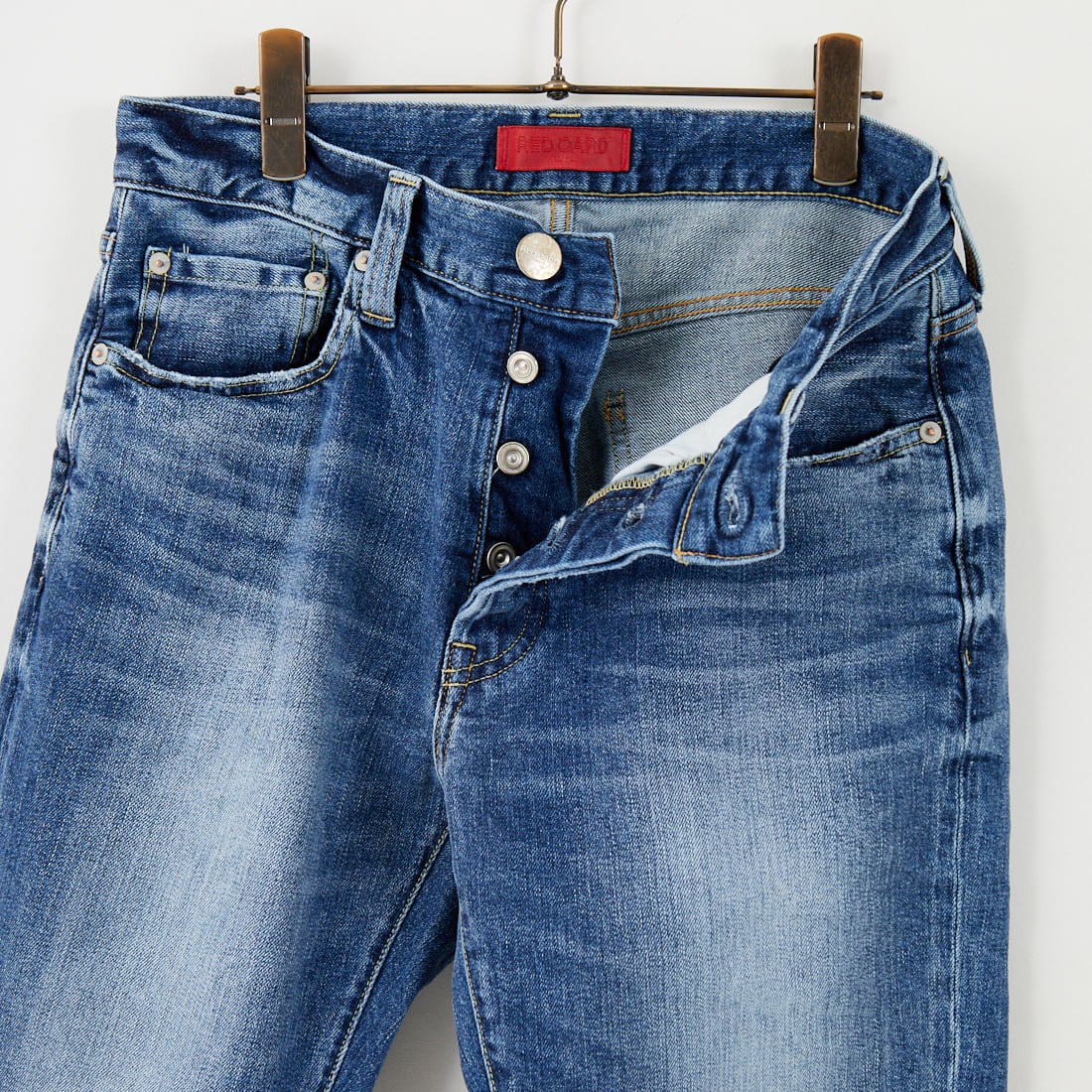 RED CARD TOKYO [レッドカード トーキョー] Rhythm+ スリムテーパードデニム [12M86801VMD] K-VINT MID