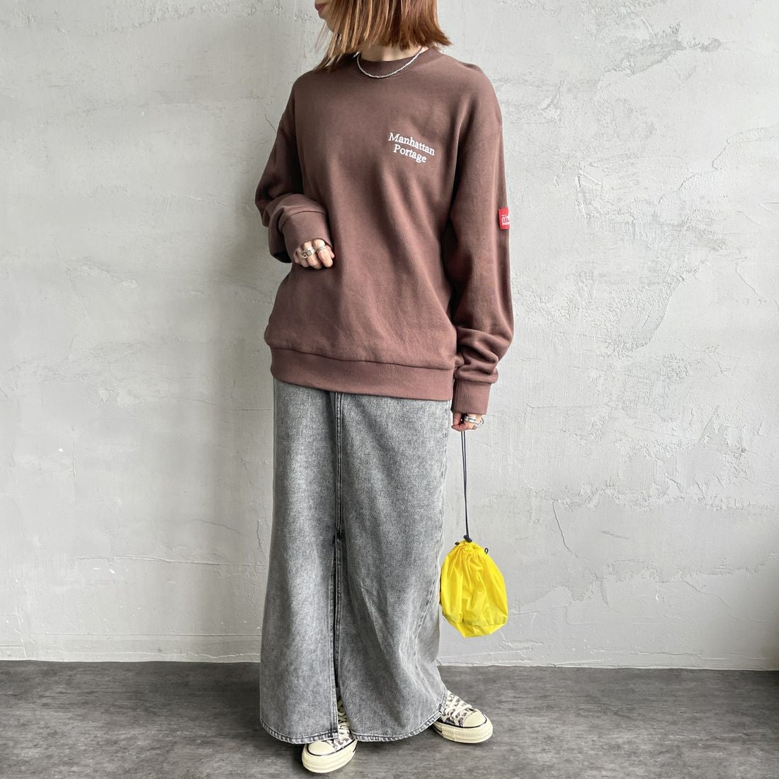 MANHATTAN PORTAGE [マンハッタンポーテージ] 別注 手書き風バック刺繍