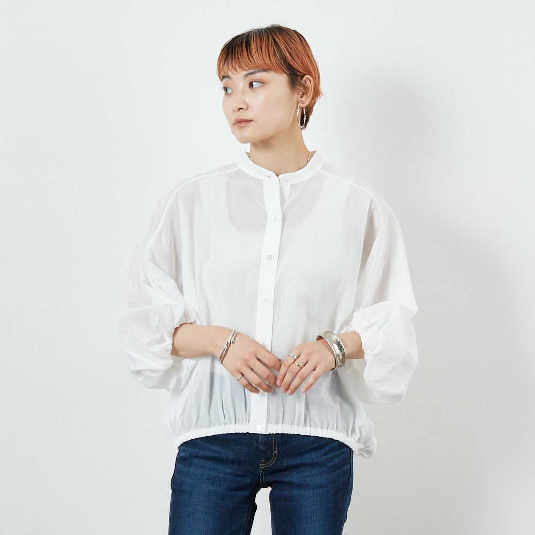 OFF WHITE&&モデル身長：160cm 着用サイズ：F&&