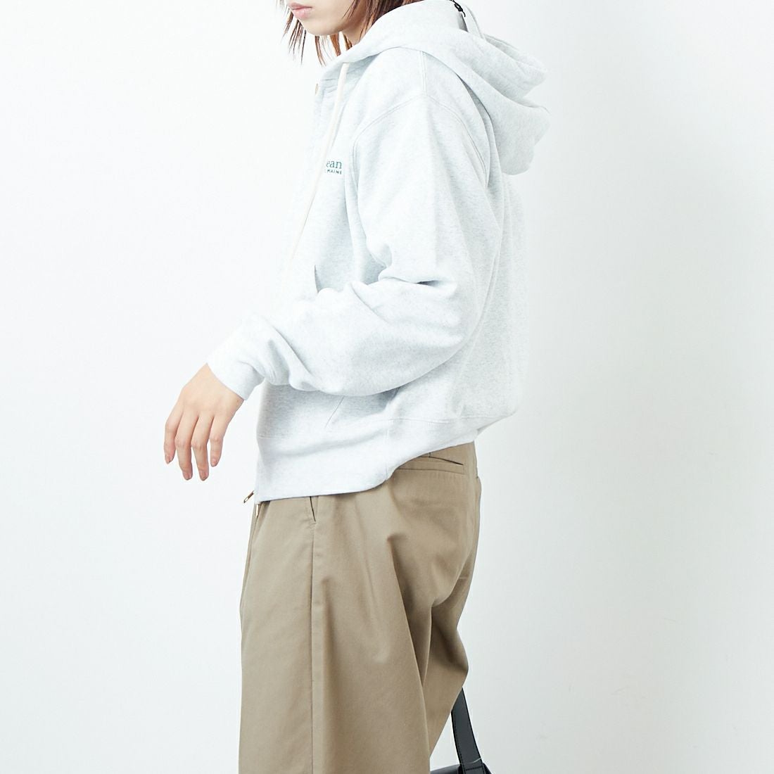 L.L.BEAN [エルエルビーン] 19 BIRCH PORTAGE フルジップフーデッドスウェット [5475-1135] 19 BIRCH &&モデル身長：168cm 着用サイズ：M&&