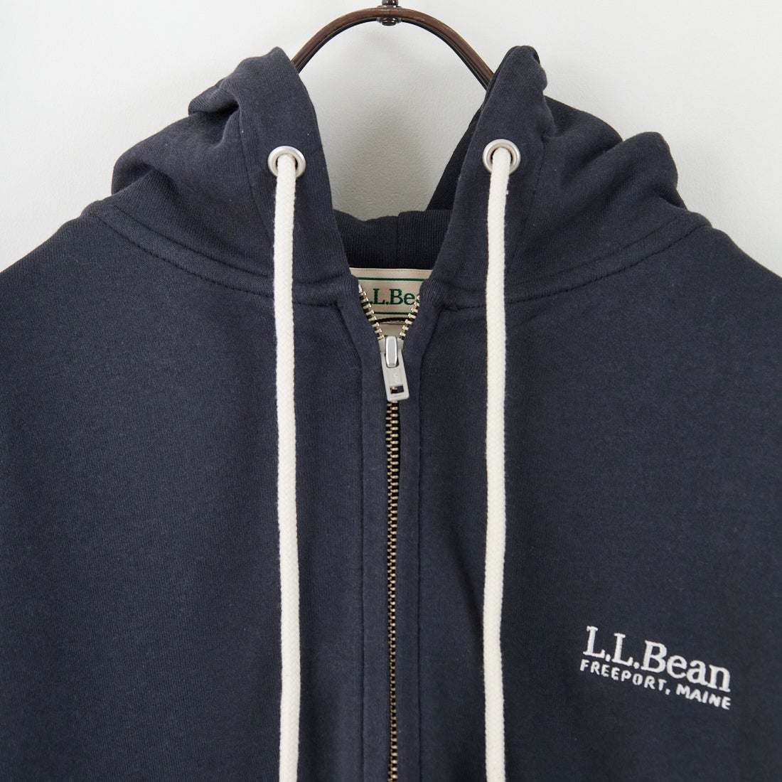 L.L.BEAN [エルエルビーン] PORTAGE フルジップフーデッドスウェット [5475-1135] 48 DK.CHAR