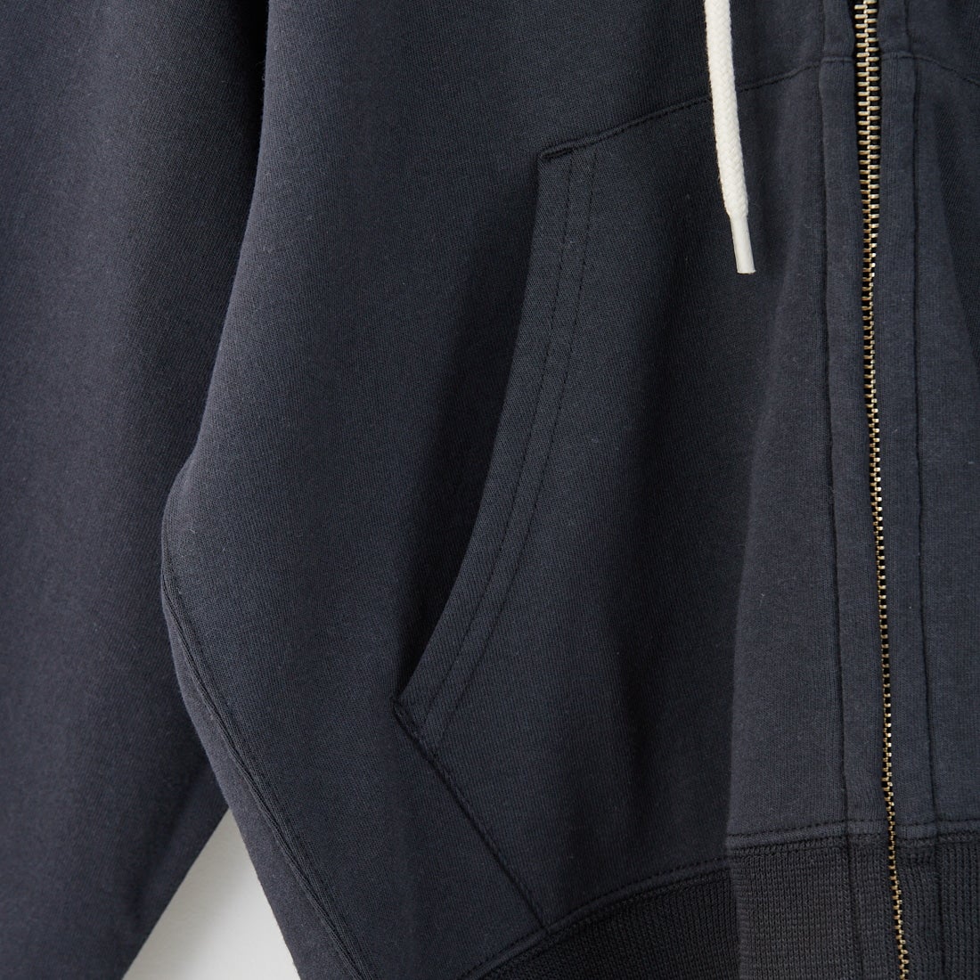 L.L.BEAN [エルエルビーン] PORTAGE フルジップフーデッドスウェット [5475-1135] 48 DK.CHAR