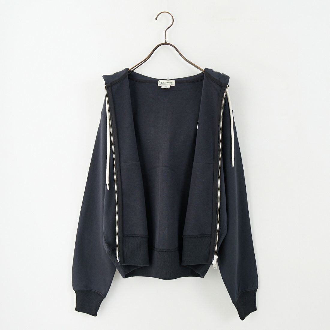 L.L.BEAN [エルエルビーン] PORTAGE フルジップフーデッドスウェット [5475-1135] 48 DK.CHAR