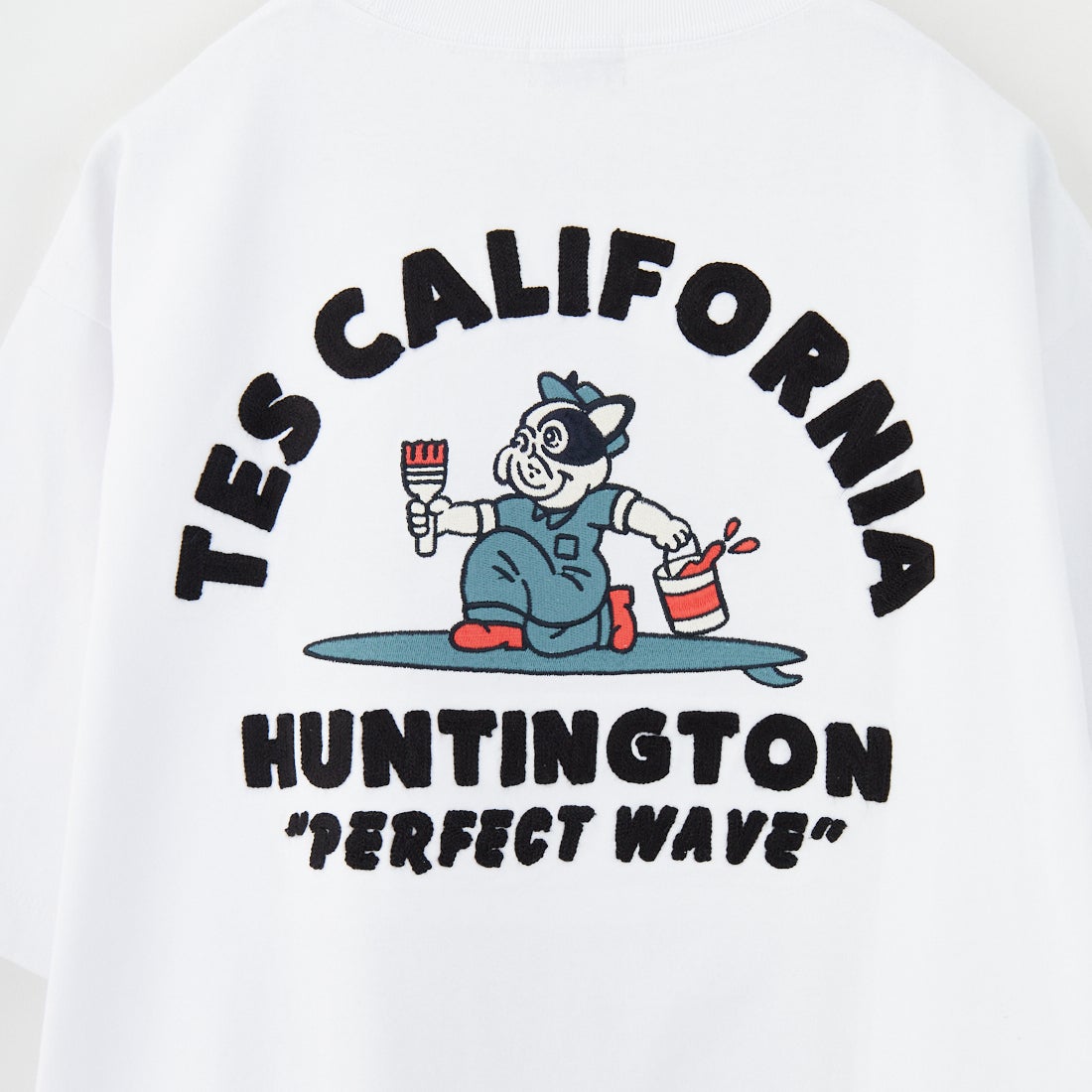 The Endless Summer [エンドレスサマー] ペインターサーファー刺繍Tシャツ [C-25574328] 07 WHITE