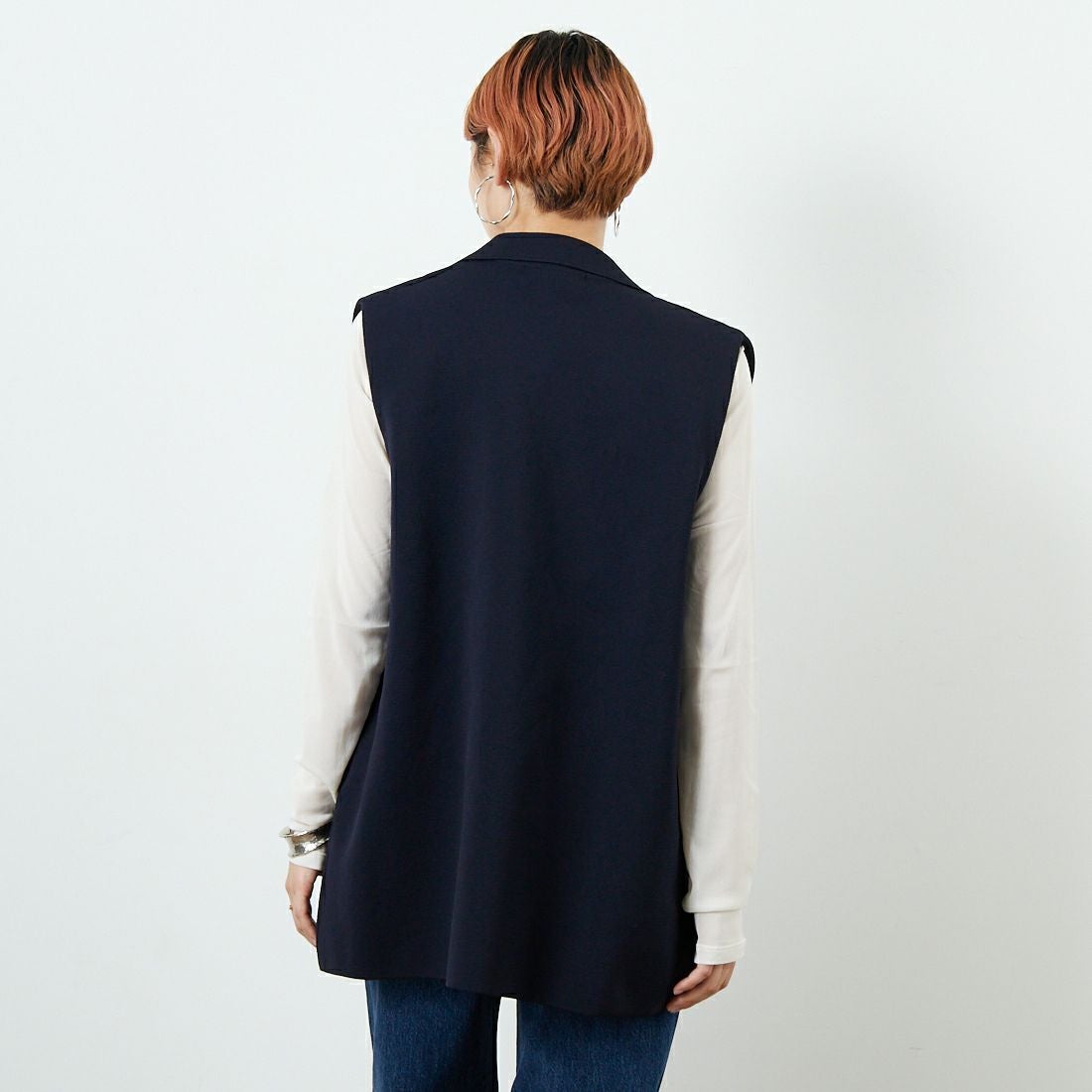 TORRAZZO DONNA [トラッゾドンナ] ミラノリブニットベスト [6260-410