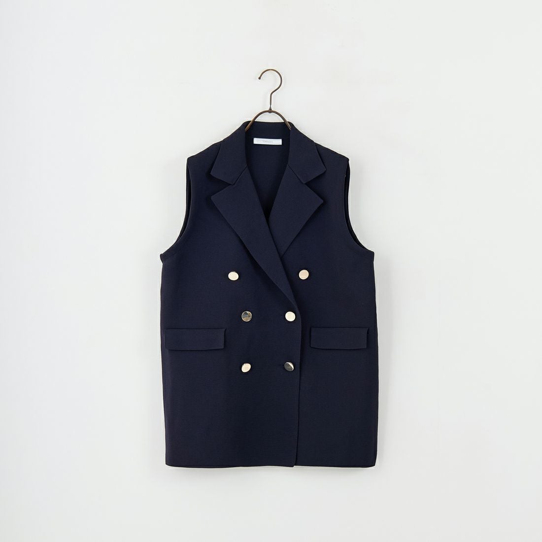 TORRAZZO DONNA [トラッゾドンナ] ミラノリブニットベスト [6260-410] 99 D.NAVY