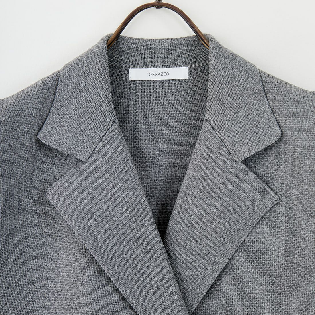 TORRAZZO DONNA [トラッゾドンナ] ミラノリブニットベスト [6260-410] 13 GRAY