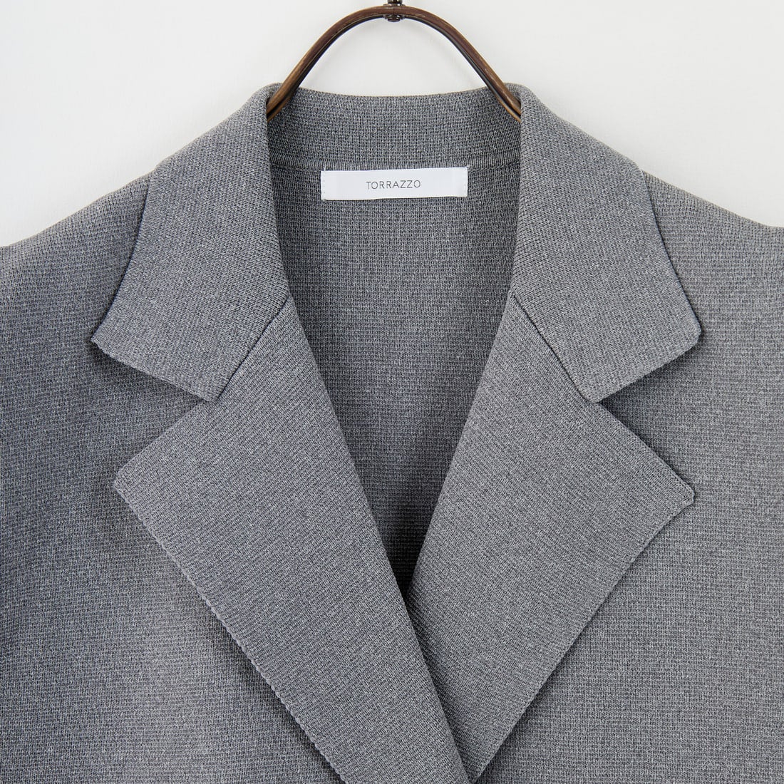 TORRAZZO DONNA [トラッゾドンナ] ミラノリブニットベスト [6260-410] 13 GRAY