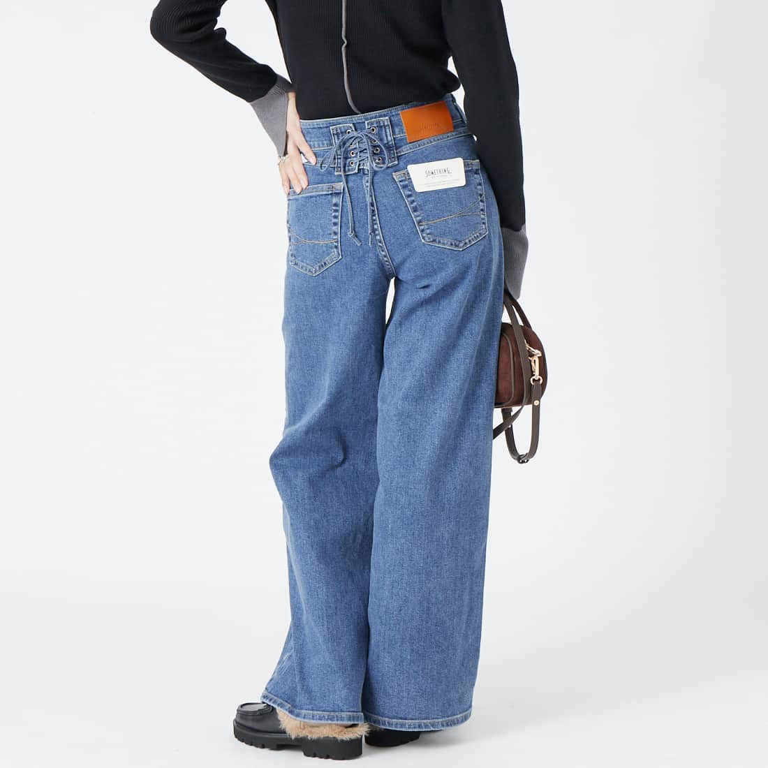 98 L.BLUE&&モデル身長：162cm 着用サイズ：S&&