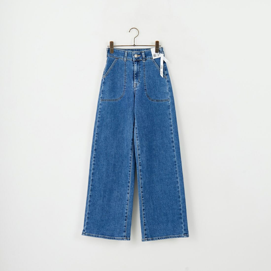 SOMETHING [サムシング] LISA レースアップワイドデニム [SEA580] 98 L.BLUE