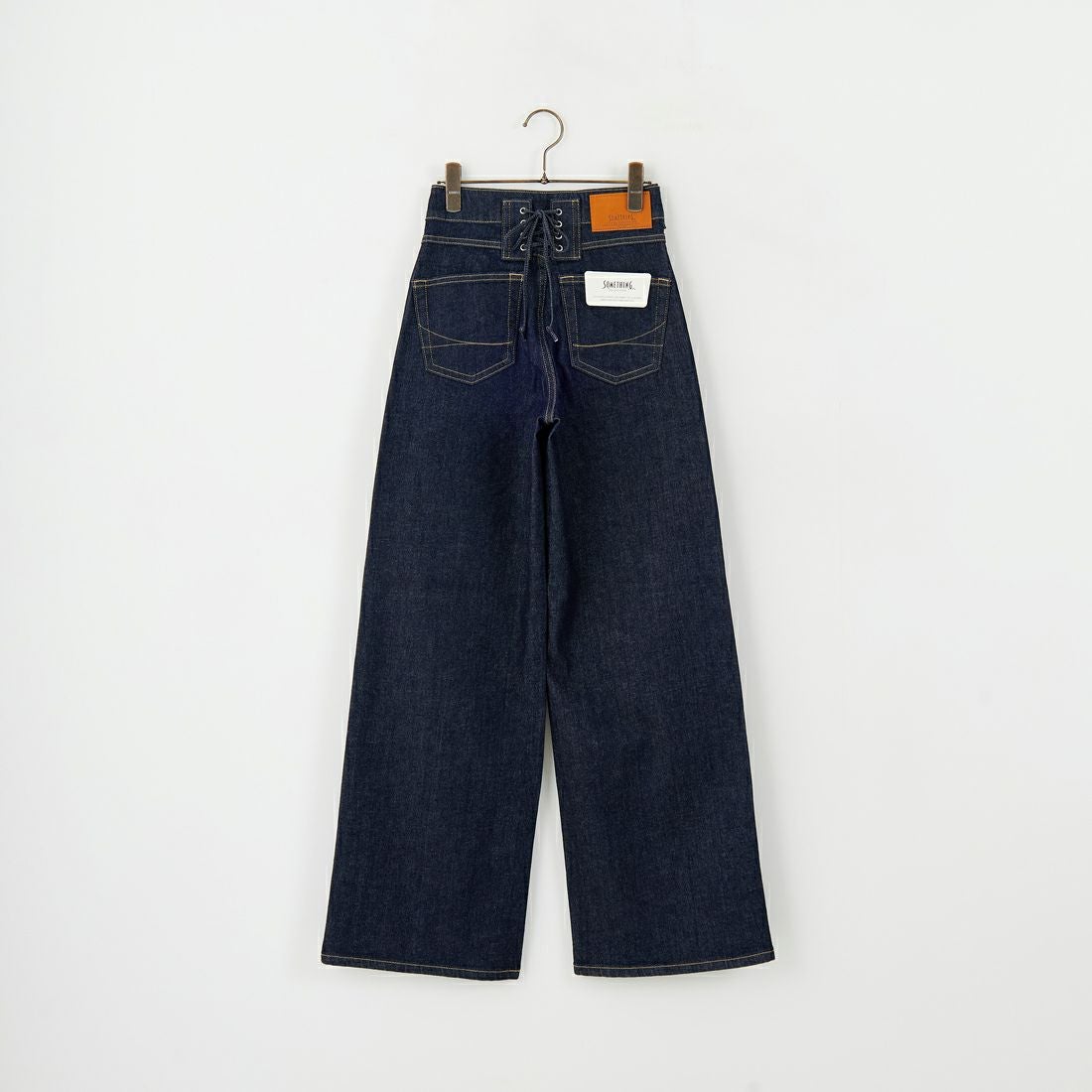 SOMETHING [サムシング] LISA レースアップワイドデニム [SEA580] 00 O.W