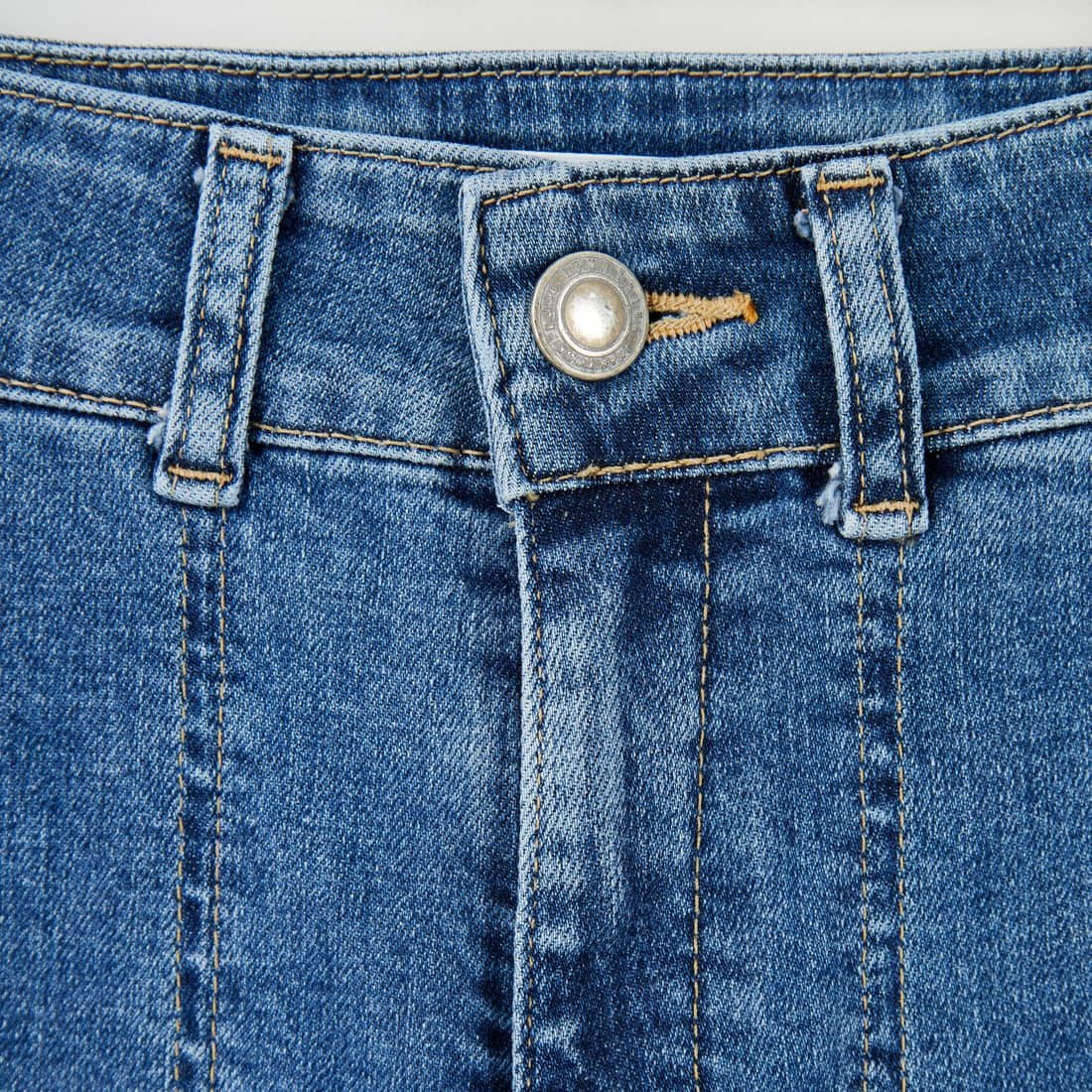 SOMETHING [サムシング] LISA レースアップワイドデニム [SEA580] 98 L.BLUE