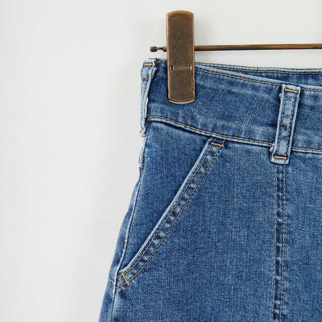 SOMETHING [サムシング] LISA レースアップワイドデニム [SEA580] 98 L.BLUE