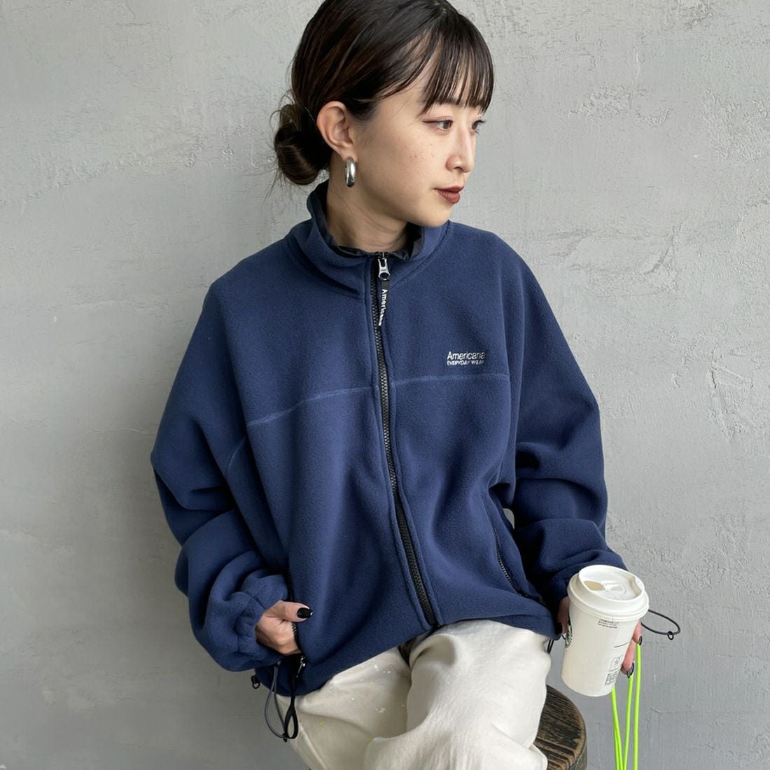 ﾈｲﾋﾞｰ&&モデル身長：150cm 着用サイズ：ONE SIZE&&