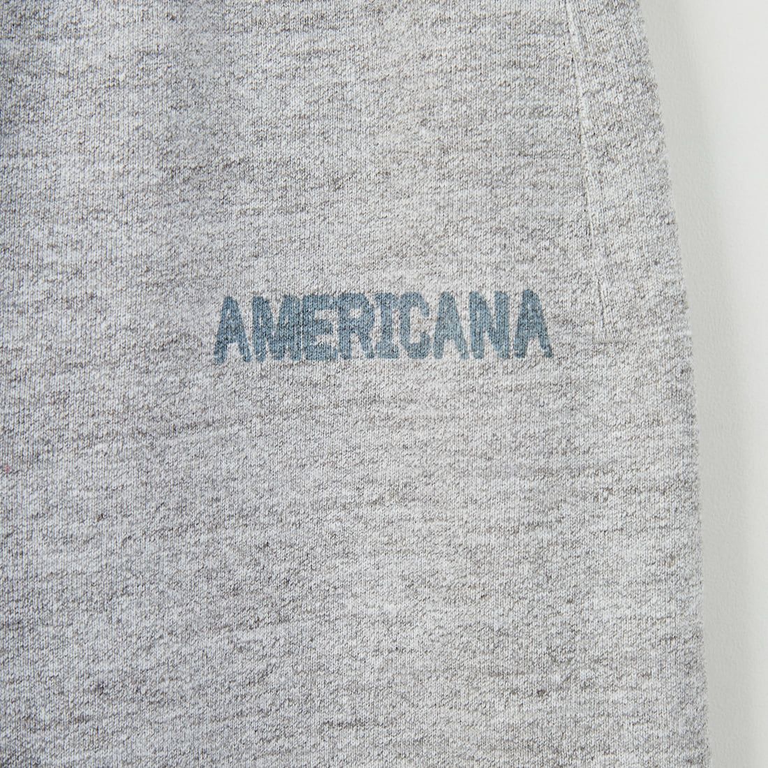 Americana × JEANS FACTORY [アメリカーナ × ジーンズファクトリー] 別注 ロゴプリント スウェットパンツ [BRF-788A-2-JF] ﾓｸｸﾞﾚｰ