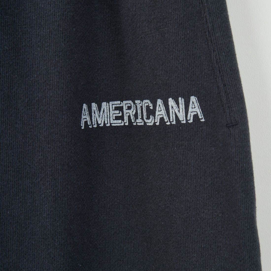 Americana × JEANS FACTORY [アメリカーナ × ジーンズファクトリー] 別注 ロゴプリント スウェットパンツ [BRF-788A-2-JF] ｽﾐｸﾛ