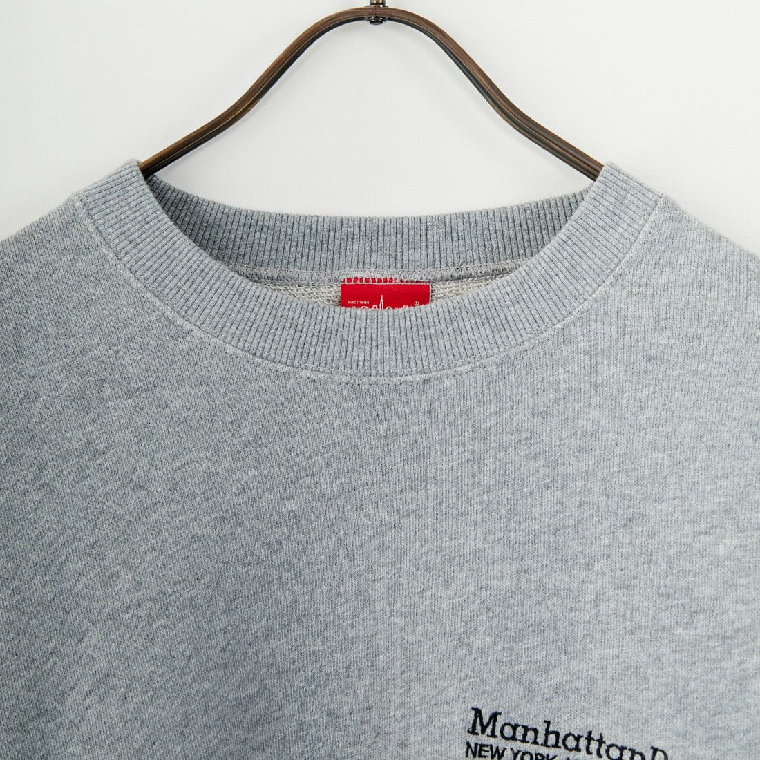 MANHATTAN PORTAGE [マンハッタンポーテージ] 別注 バック切替デザイン クルーネックスウェット [25FWMP-IN72-JF] H.GRAY