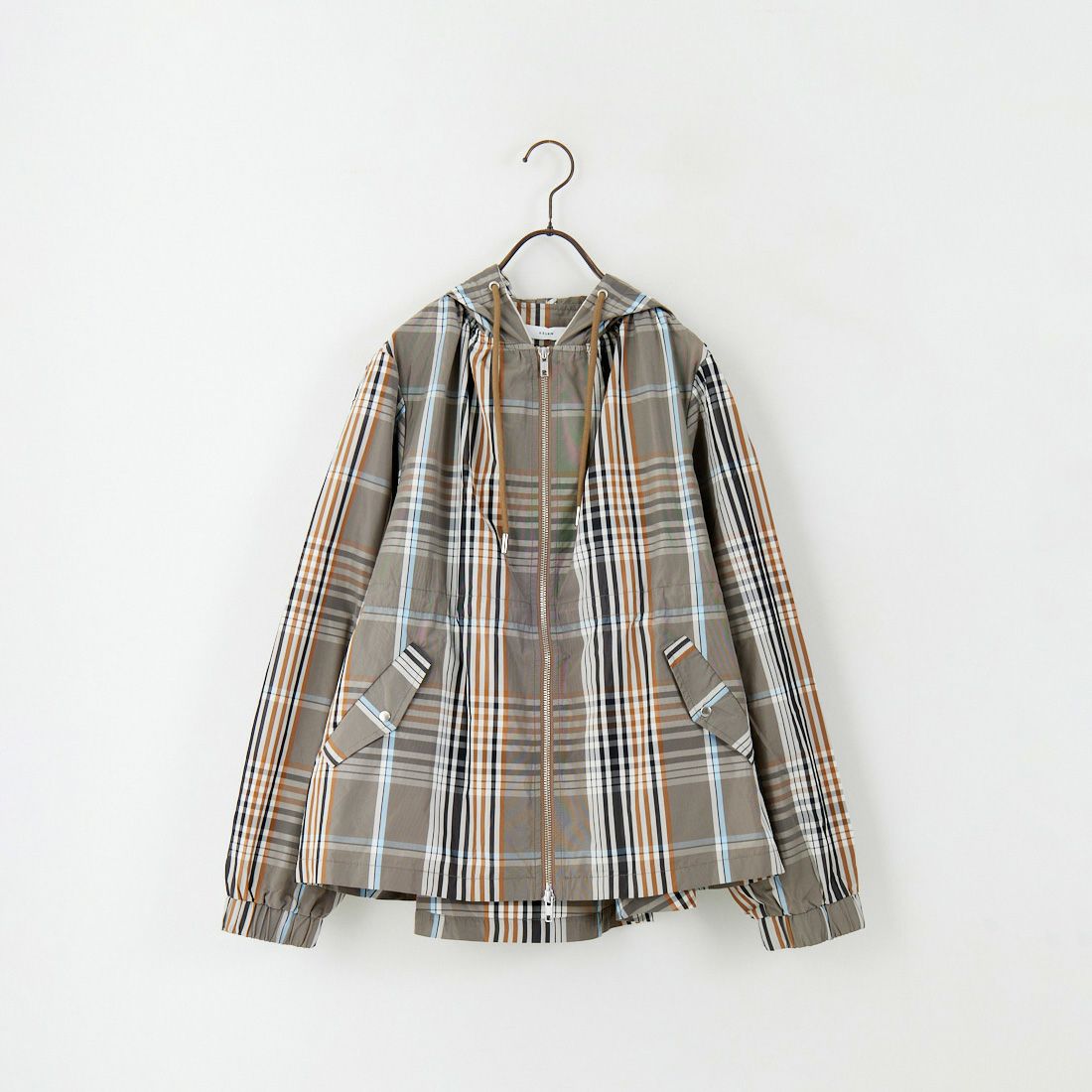 Kelen [ケレン] チェックフーディジャケット [LKL24FJK2037] BEG BROWN