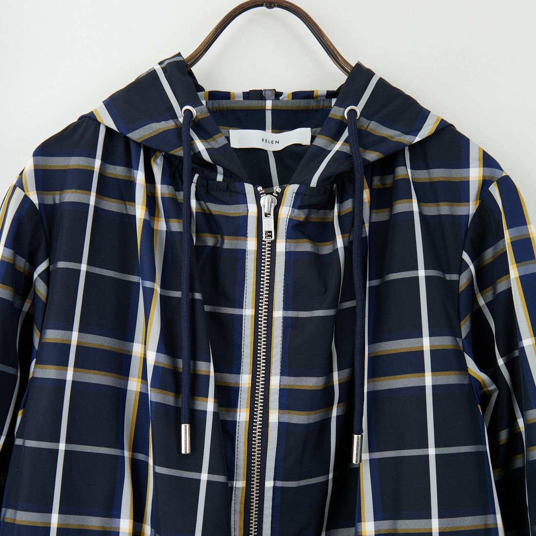 Kelen [ケレン] チェックフーディジャケット [LKL24FJK2037] NAVY