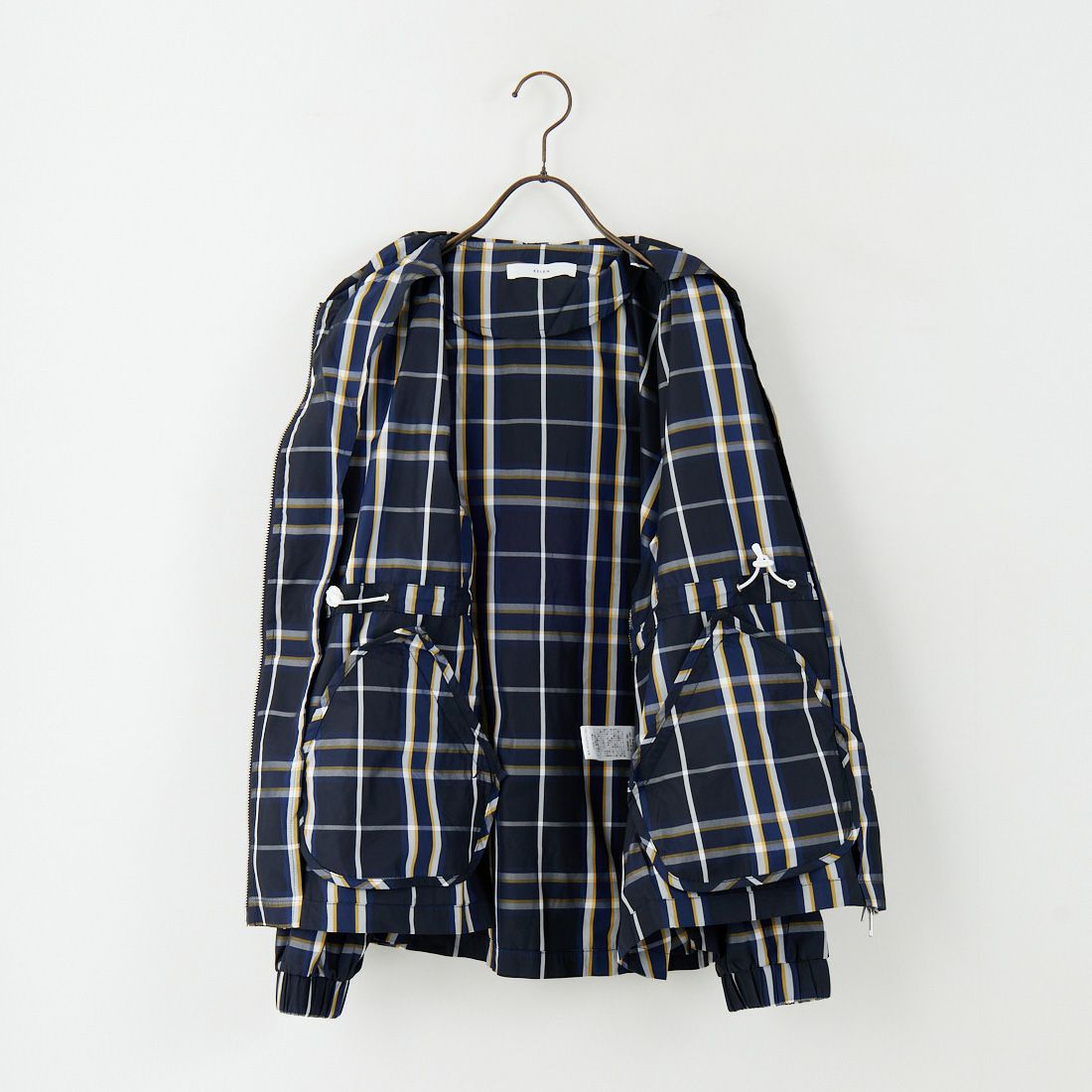 Kelen [ケレン] チェックフーディジャケット [LKL24FJK2037] NAVY