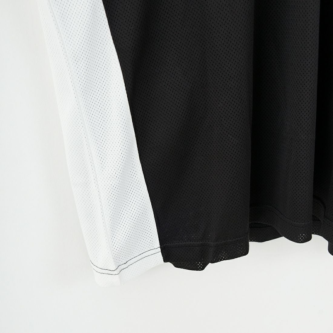 X-girl [エックスガール] フットボールメッシュTシャツワンピース [105253041001] BLACK