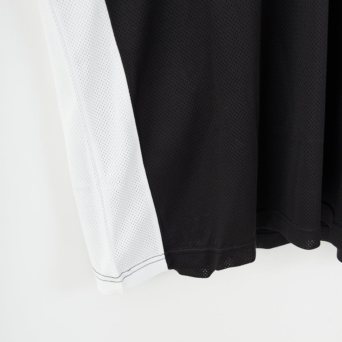 X-girl [エックスガール] フットボールメッシュTシャツワンピース [105253041001] BLACK