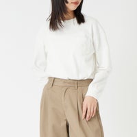 OW OFF WHI&&モデル身長：162cm 着用サイズ：WS&&