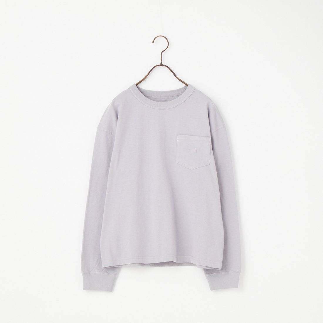 THE NORTH FACE PURPLE LABEL [ザ ノースフェイス パープルレーベル] 8オンスフィールド ロングスリーブポケットTシャツ [N25FT063] LH LIGHT G