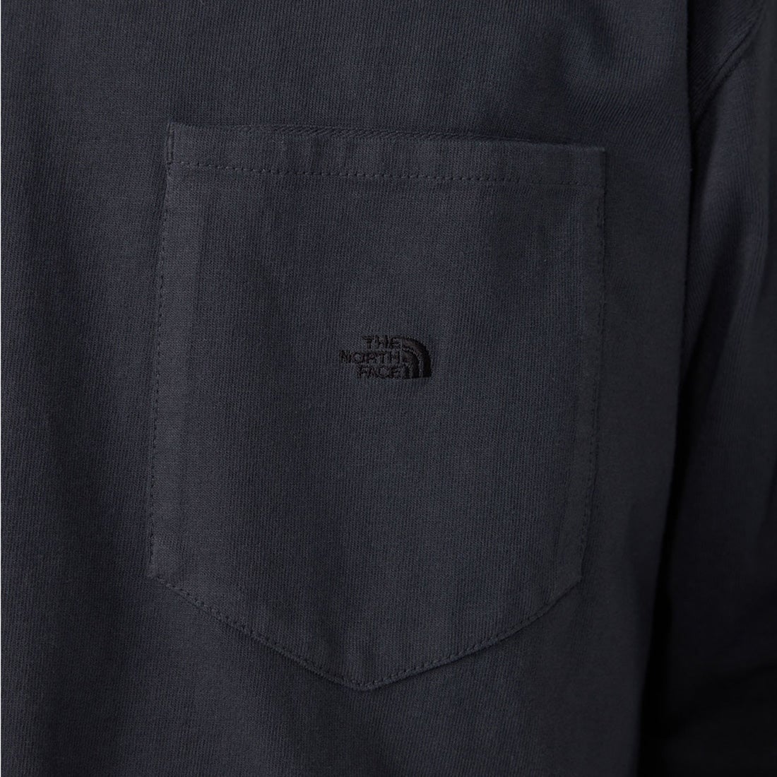 THE NORTH FACE PURPLE LABEL [ザ ノースフェイス パープルレーベル] 8オンスフィールド ロングスリーブポケットTシャツ [N25FT063] AH ASPHALT &&モデル身長：179cm 着用サイズ：M&&