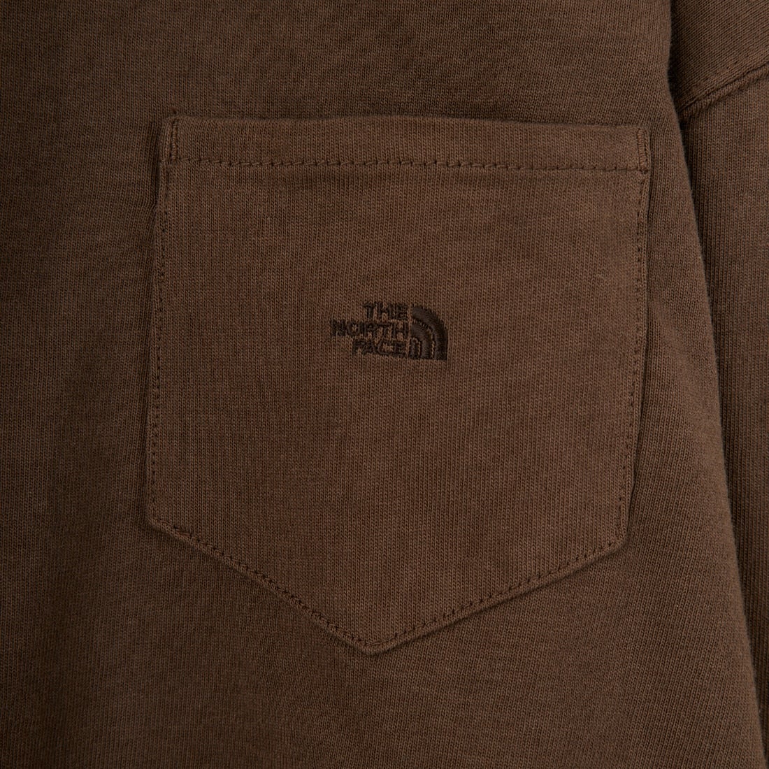 THE NORTH FACE PURPLE LABEL [ザ ノースフェイス パープルレーベル] 8オンスフィールド ロングスリーブポケットTシャツ [N25FT063] BR BROWN
