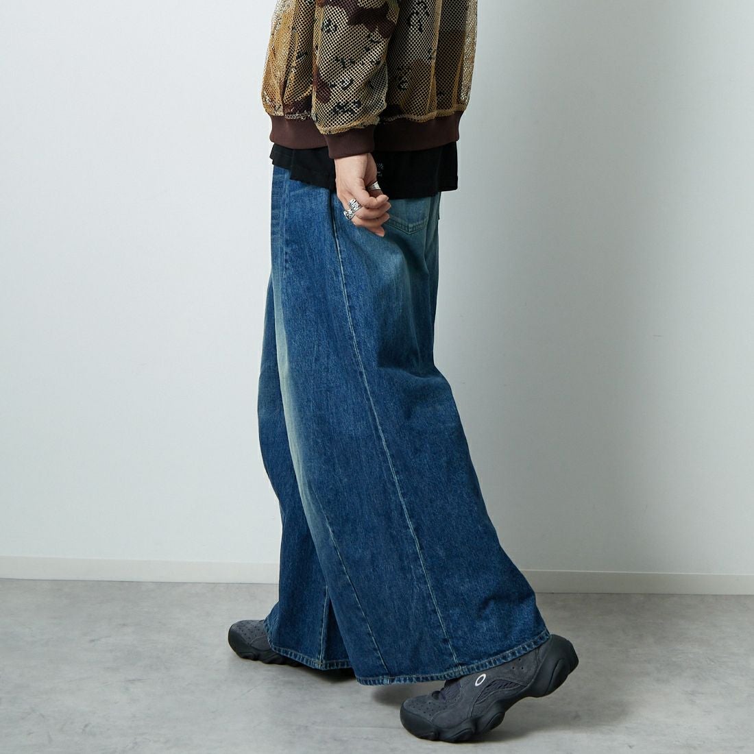 Needles [ニードルズ] ヒザデルバギーデニムパンツ [RW233]｜ジーンズ