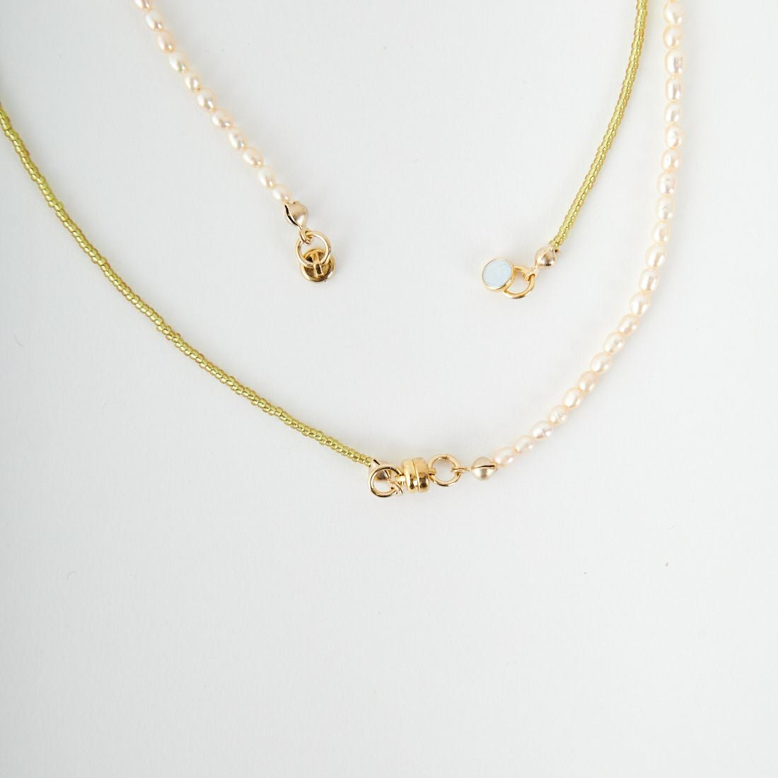 STELLA CIFFON [ステラシフォン] 淡水パールコンビネーションネックレス [AST3-26N10] 99 GOLD